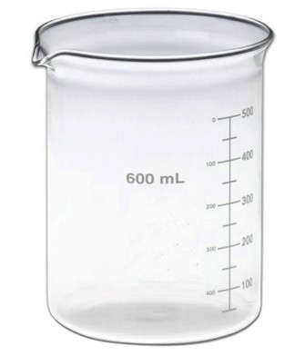 Borosilicate Glass Beaker – 600 ml
