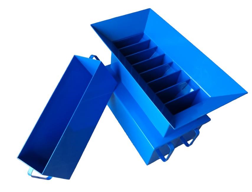 Riffle Box,50mm Slot Width C/W Three Containers
