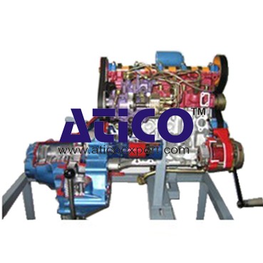 Sectional Working Model Of 4 Strokes Diesel Engine